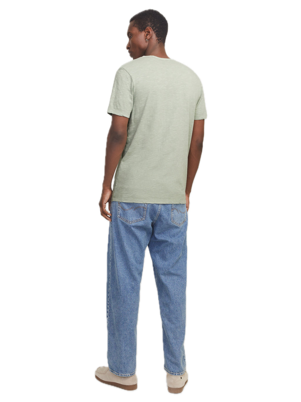 T-shirt Jack & Jones Verde menta Serafino 12164972 /Iceberg Green JACK & JONES 