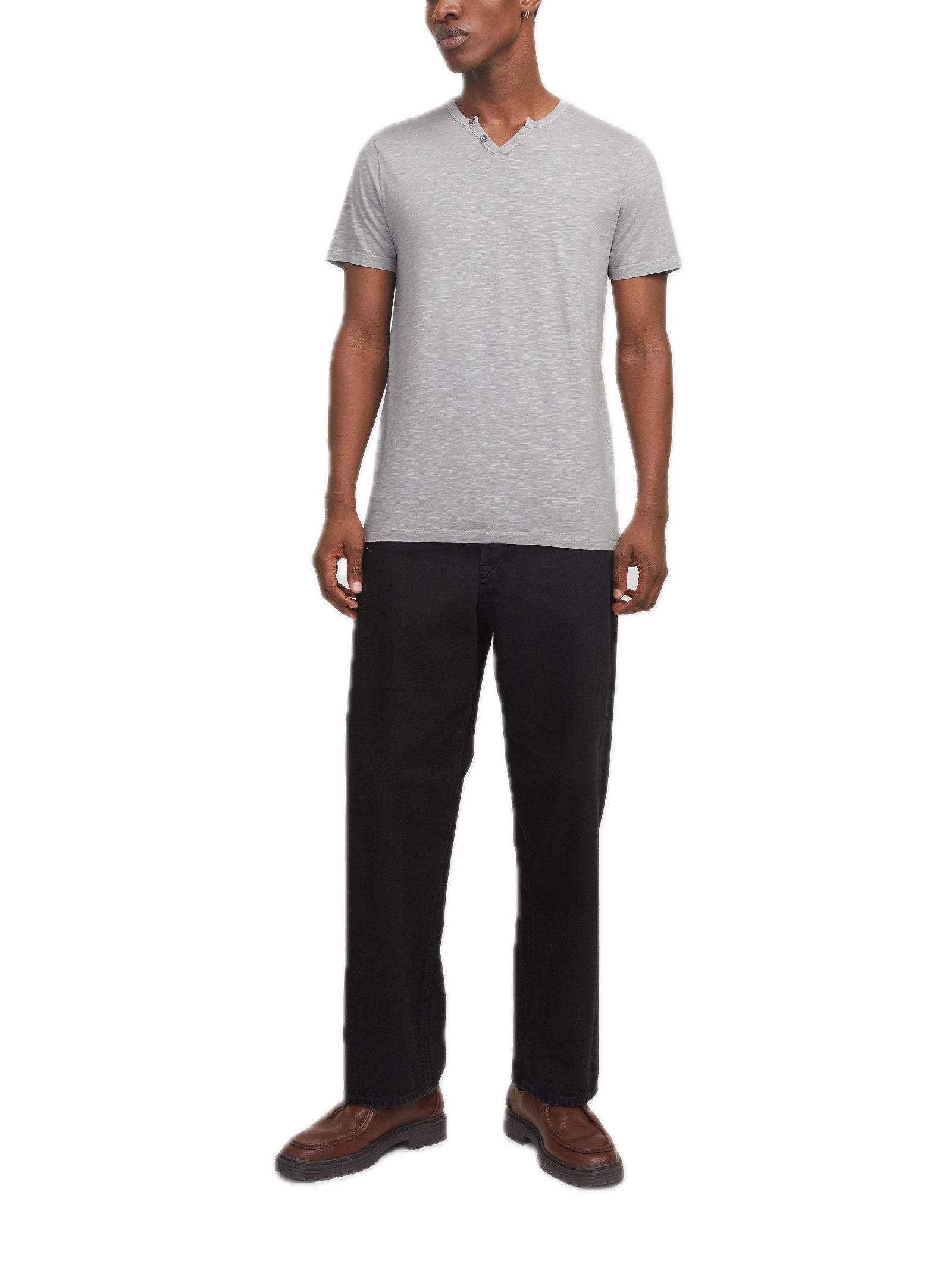 T-shirt Jack & Jones Grigio Serafino 12164972 /Ultimate Grey JACK & JONES 