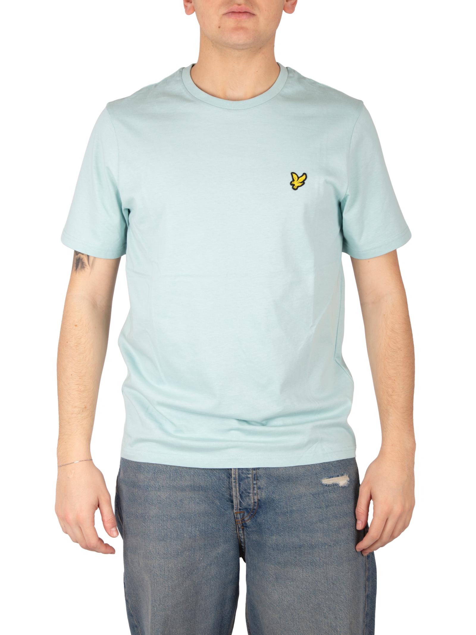 T-shirt Lyle & Scott Plain Azzurro Logo TS400VOG FUTURE BLUE LYLE & SCOTT 