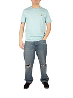 T-shirt Lyle & Scott Plain Azzurro Logo TS400VOG FUTURE BLUE LYLE & SCOTT 