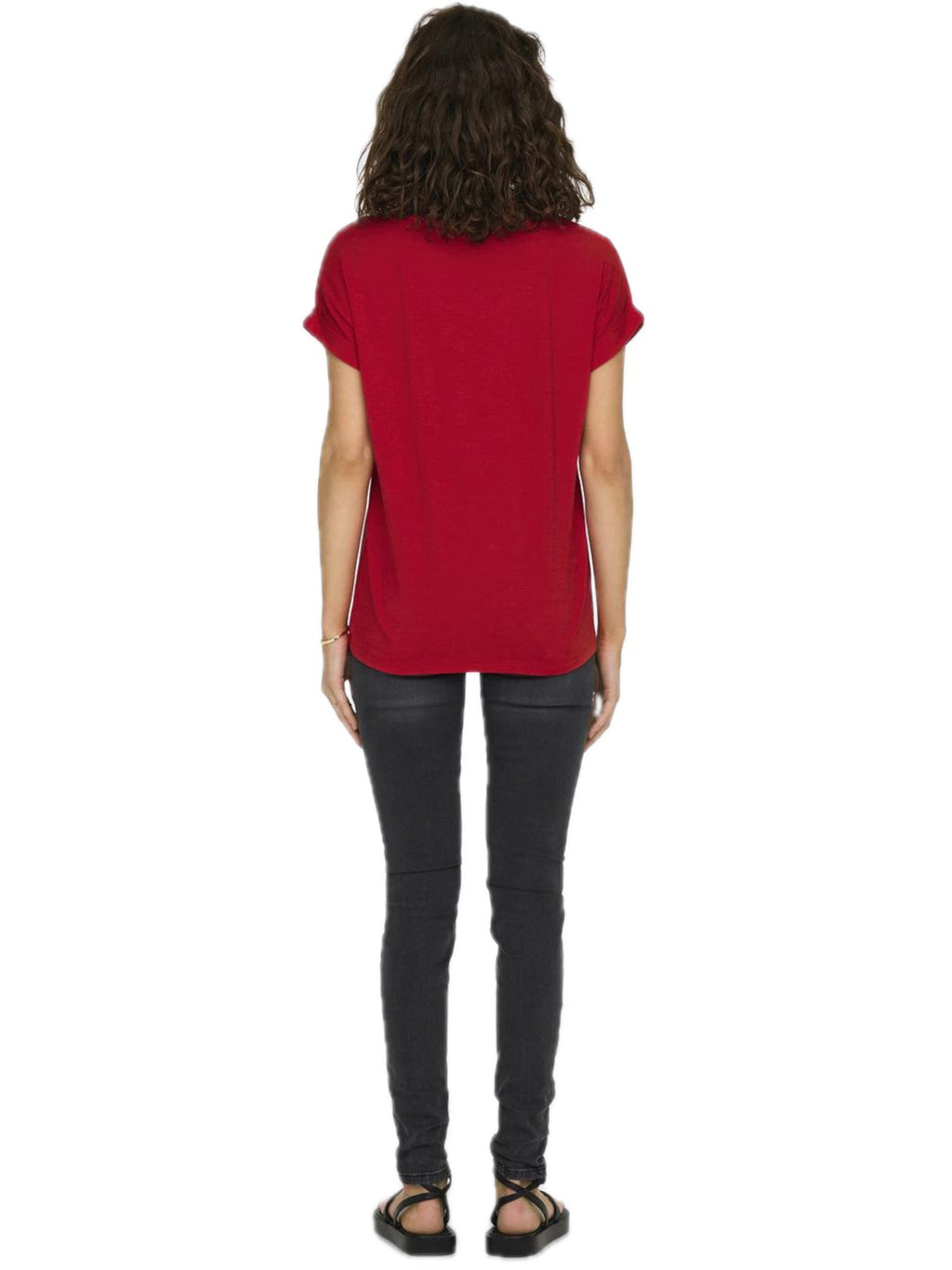 T-Shirt Only Rossa Moster in viscosa 15106662 /Lychee ONLY 