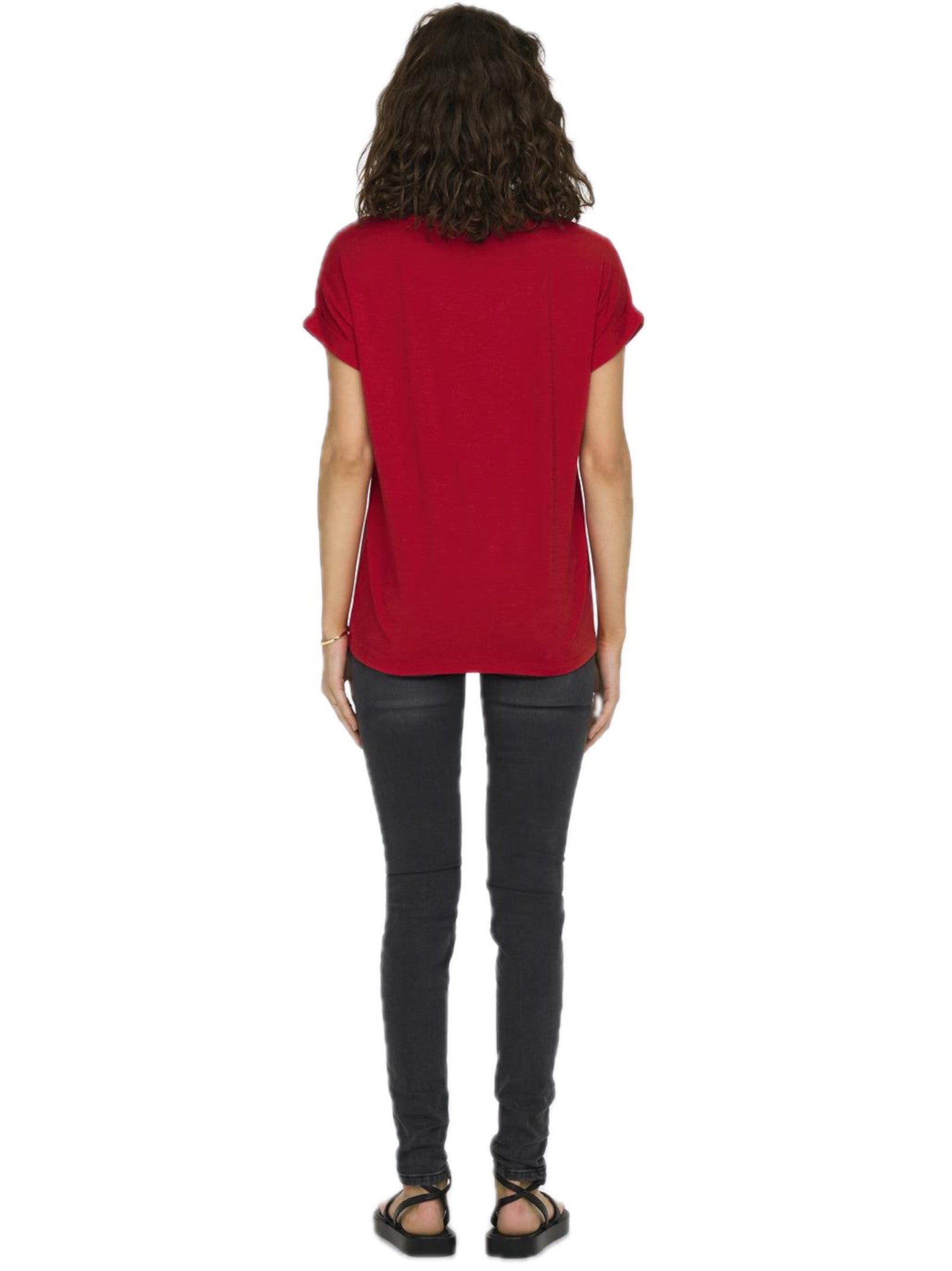 T-Shirt Only Rossa Moster in viscosa 15106662 /Lychee ONLY 