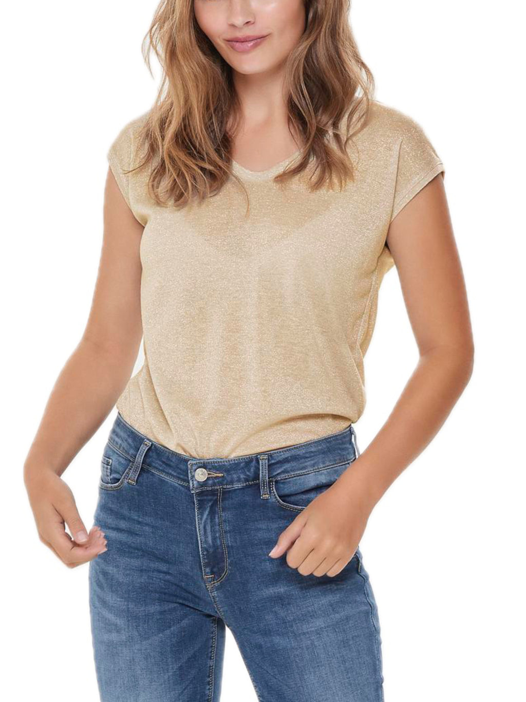 T-Shirt Only Oro Silver in lurex 15136069 /Gold Colour ONLY 