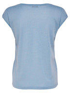 T-Shirt Only Celeste Silver in lurex 15136069 /Halogen Blue ONLY 