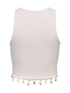 Top Only Bianco Shelly cropped 15325019 /Cloud Dancer ONLY 