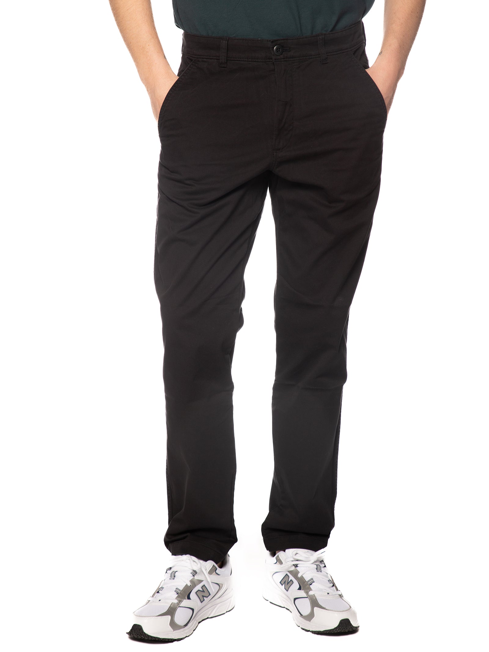 Chino Calvin Klein Nero slim LV040EM628 UB1 CALVIN KLEIN 