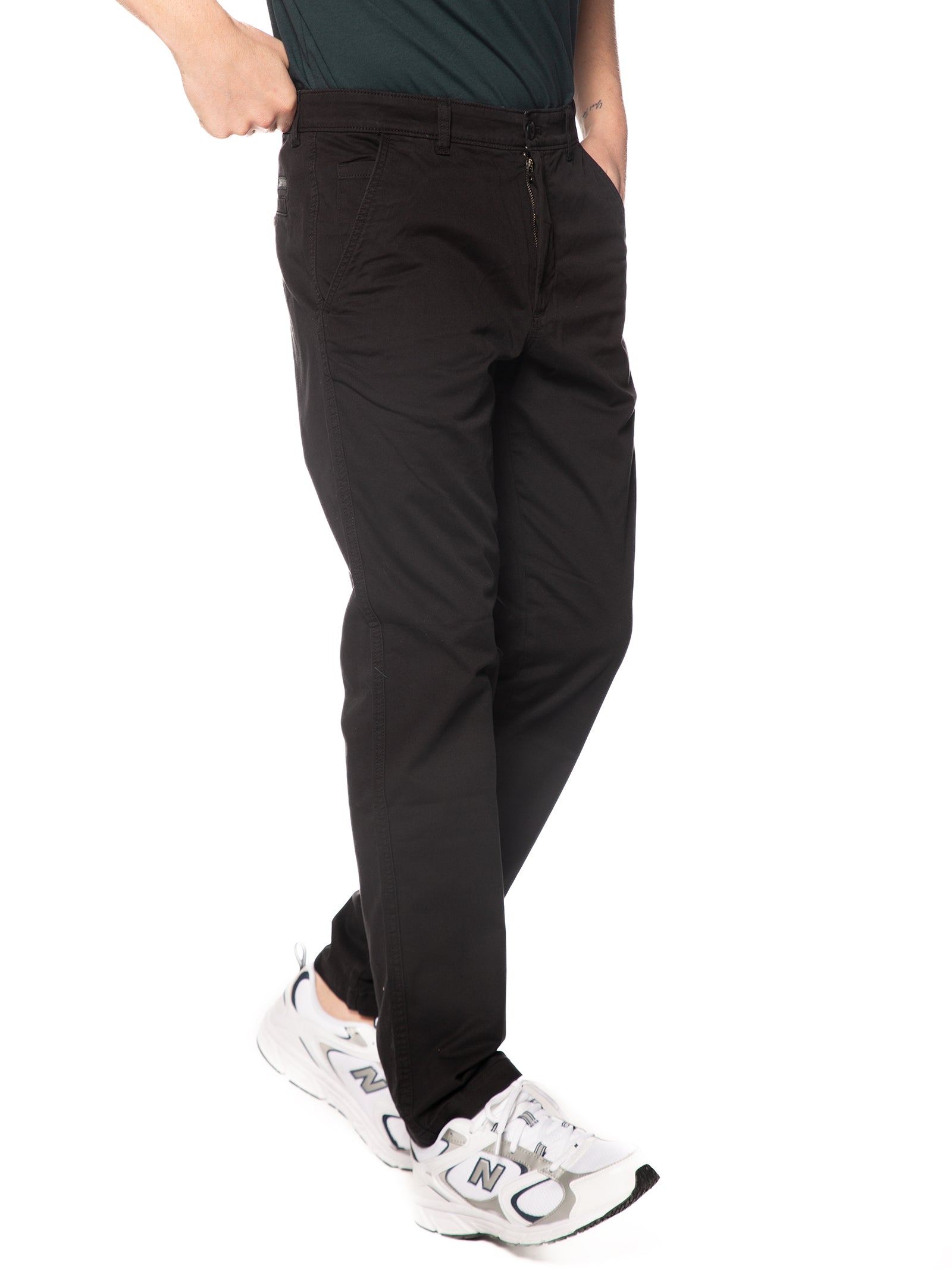 Chino Calvin Klein Nero slim LV040EM628 UB1 CALVIN KLEIN 