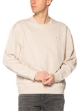 Felpa Calvin Klein Beige Badge LV04RC273G 2JX CALVIN KLEIN 