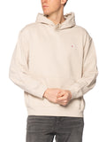 Felpa Calvin Klein Beige Badge cappuccio LV04RC274G 2JX CALVIN KLEIN 