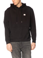 Felpa Calvin Klein Nero Terry cappuccio LV04RC274G UB1 CALVIN KLEIN 