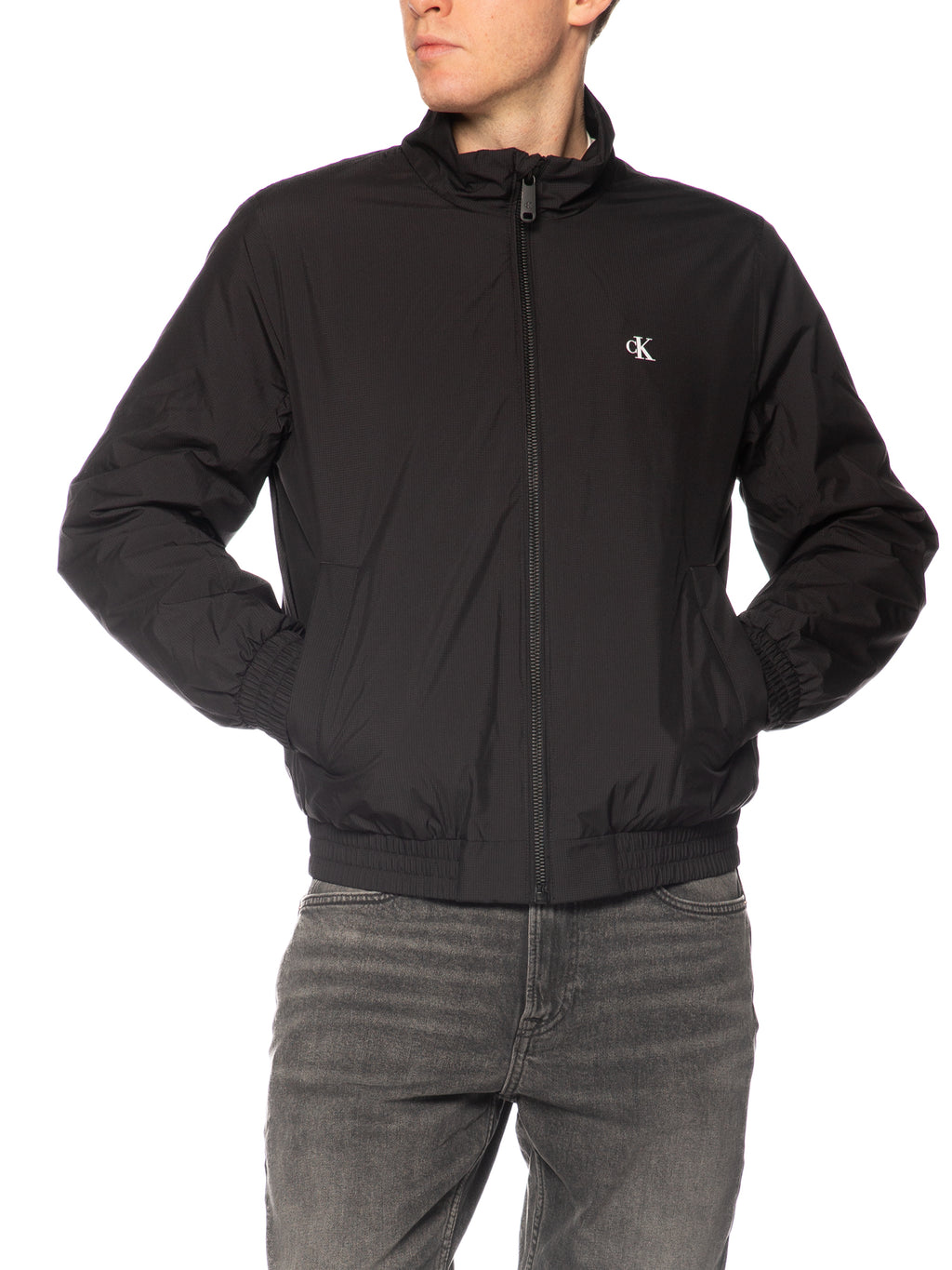 Giubbotto Calvin Klein Nero ripstop LV04RE515G UB1 CALVIN KLEIN 