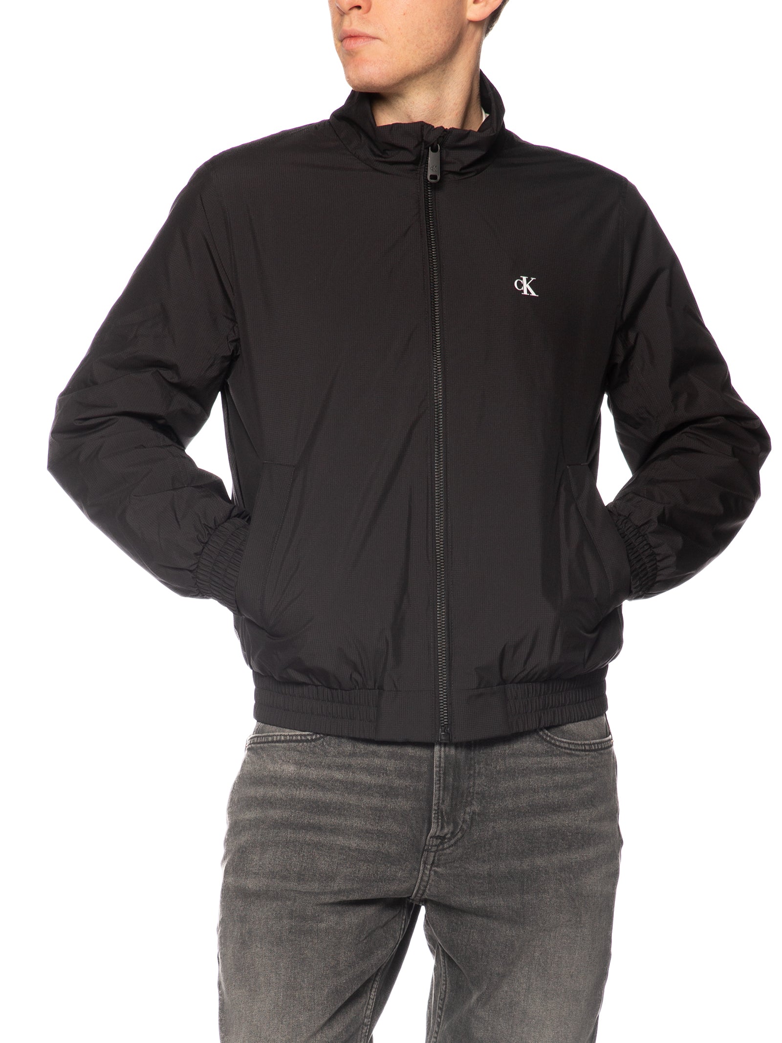Giubbotto Calvin Klein Nero ripstop LV04RE515G UB1 CALVIN KLEIN 