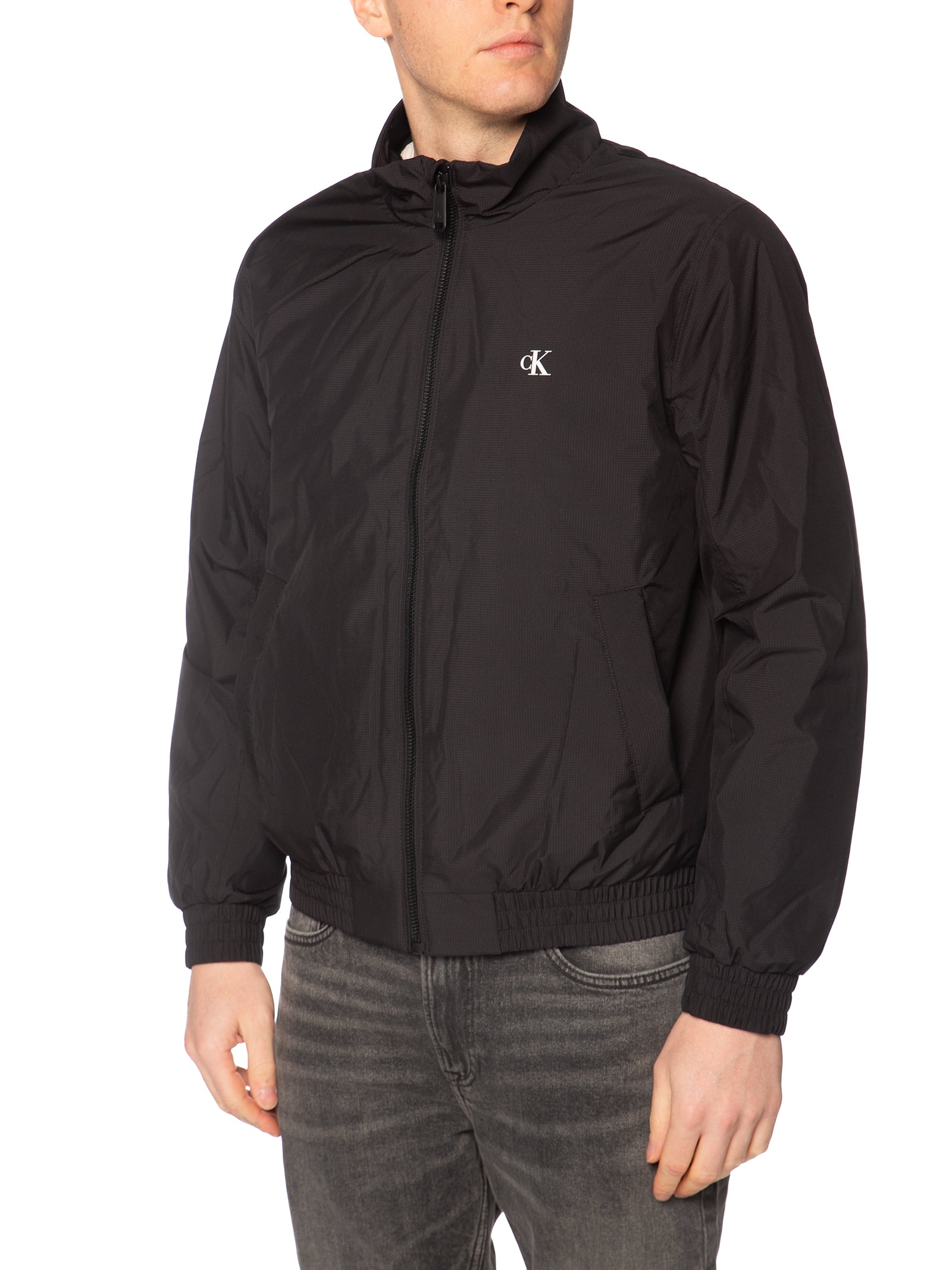 Giubbotto Calvin Klein Nero ripstop LV04RE515G UB1 CALVIN KLEIN 