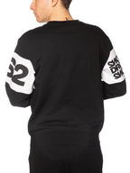 Felpa DS2 Nero Banda girocollo SS26212 NERO DS2 