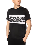T-shirt DS2 Nero con maxi stampa SS26214 NERO DS2 