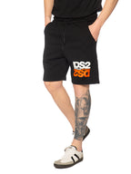 Bermuda DS2 Nero stampa specchio in felpa SS26252 NERO DS2 