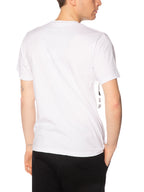 T-shirt DS2 Bianco con stampa diagonal SS26257 BIANCO DS2 