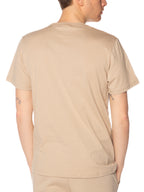 T-shirt DS2 Sabbia con stampa diagonal SS26257 SABBIA DS2 