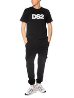 T-shirt DS2 Nero stampa big SS26272 NERO DS2 