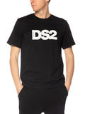 T-shirt DS2 Nero stampa big SS26272 NERO DS2 