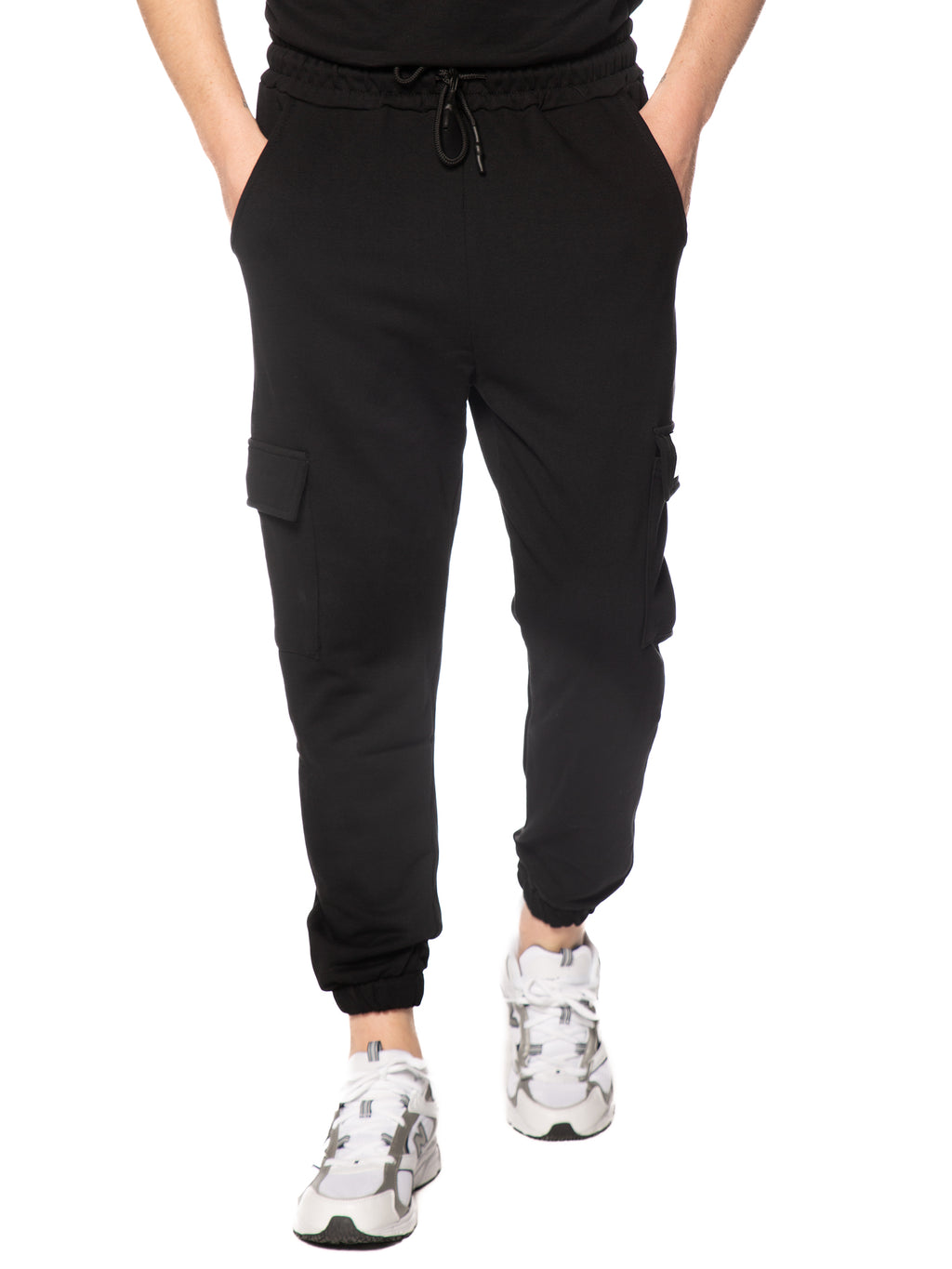 Pantalone DS2 Nero in felpa tasconi SS26275 NERO DS2 