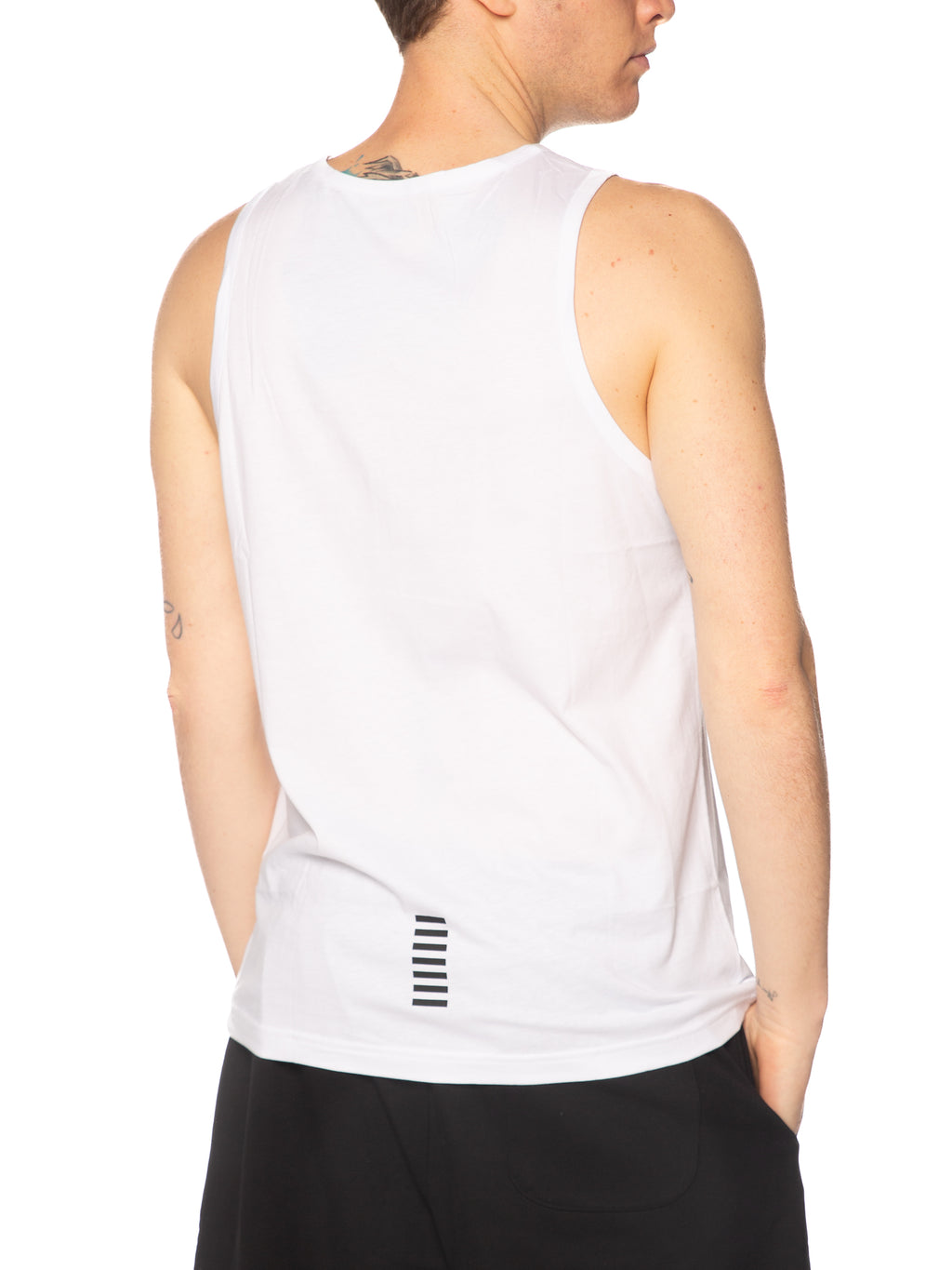 Canotta Emporio Armani Bianco logo centrale 7M000295 UC0002 EA7 