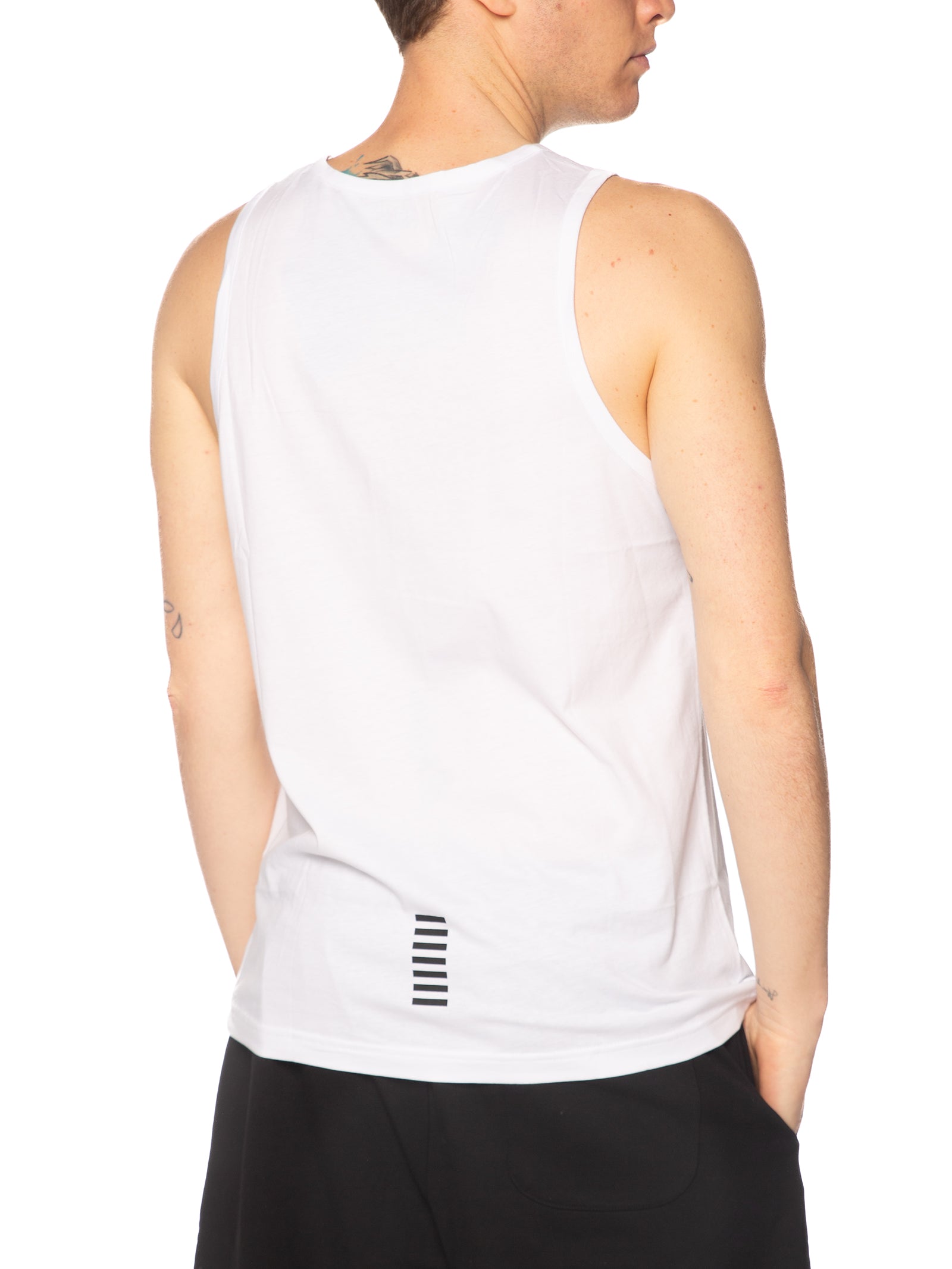 Canotta Emporio Armani Bianco logo centrale 7M000295 UC0002 EA7 