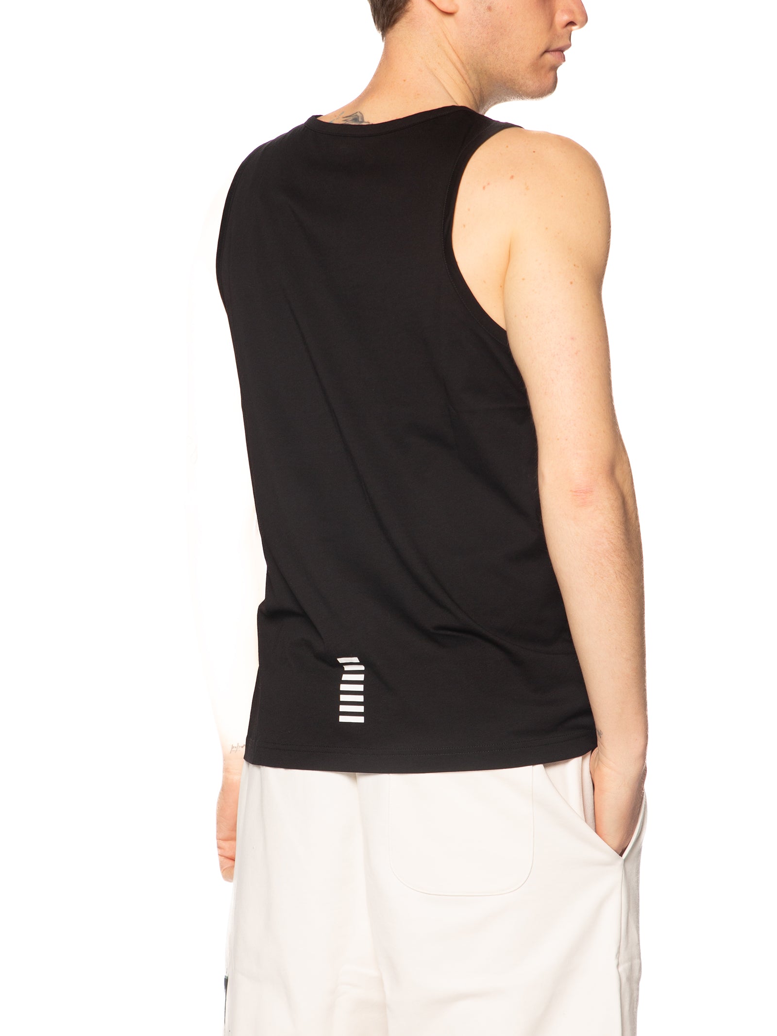 Canotta Emporio Armani Nero logo centrale 7M000295 UC001 EA7 