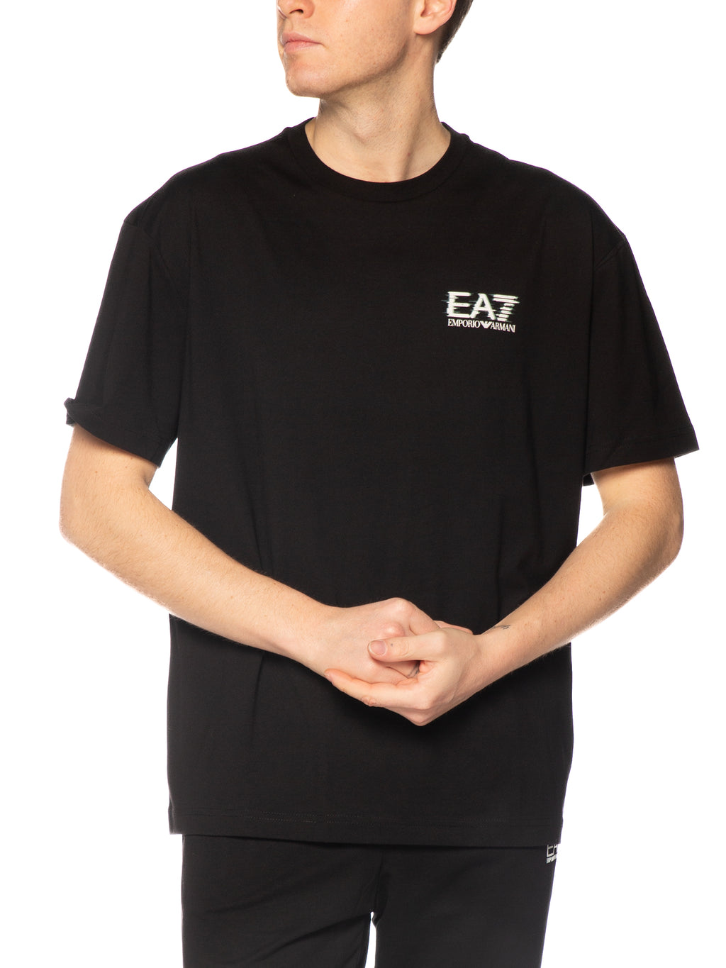 T-shirt Emporio Armani Nero logo 7M001327 UC001 EA7 