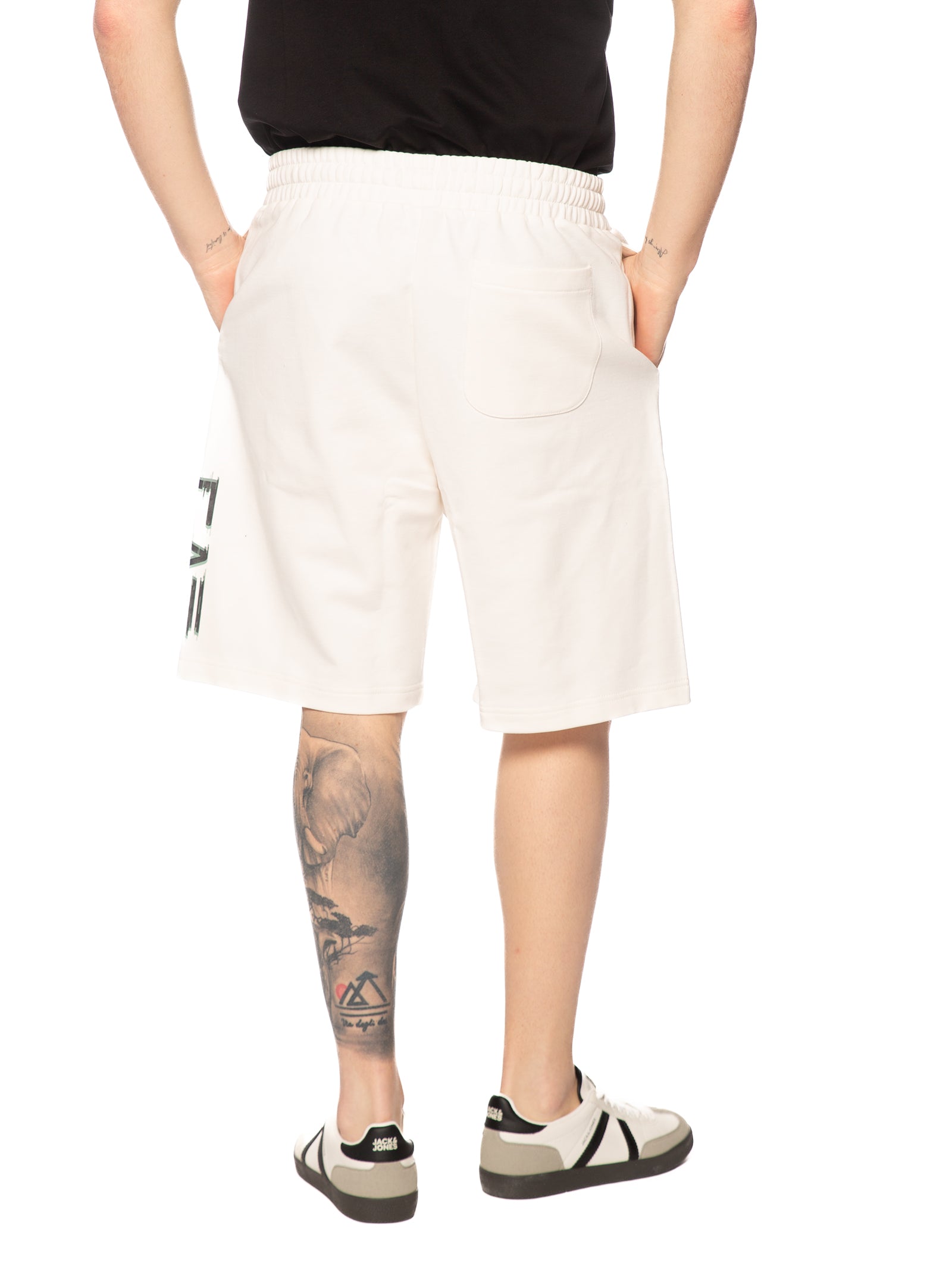 Bermuda Emporio Armani Panna in felpa 7M001329 UC004 EA7 