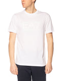 T-shirt Emporio Armani Bianco stampa grande 7M001412 M0213 EA7 