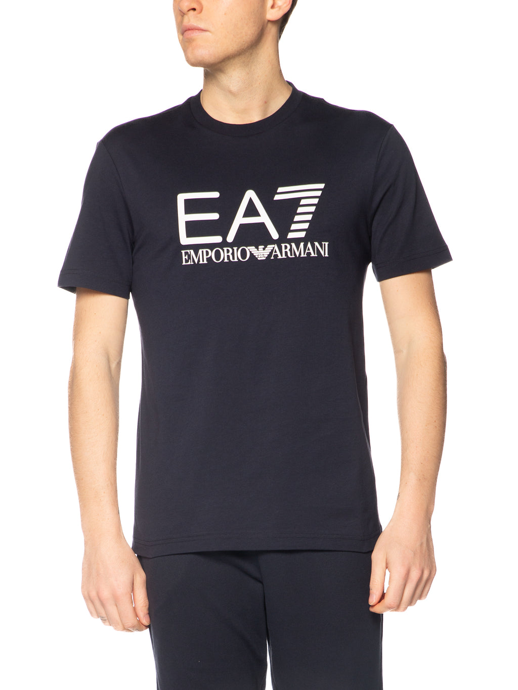 T-shirt Emporio Armani Blu stampa grande 7M001412 UB102 EA7 