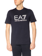 T-shirt Emporio Armani Blu stampa grande 7M001412 UB102 EA7 