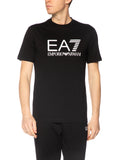 T-shirt Emporio Armani Nero stampa grande 7M001412 UC001 EA7 