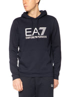 Felpa Emporio Armani Blu con cappuccio 7M001413 UB102 EA7 