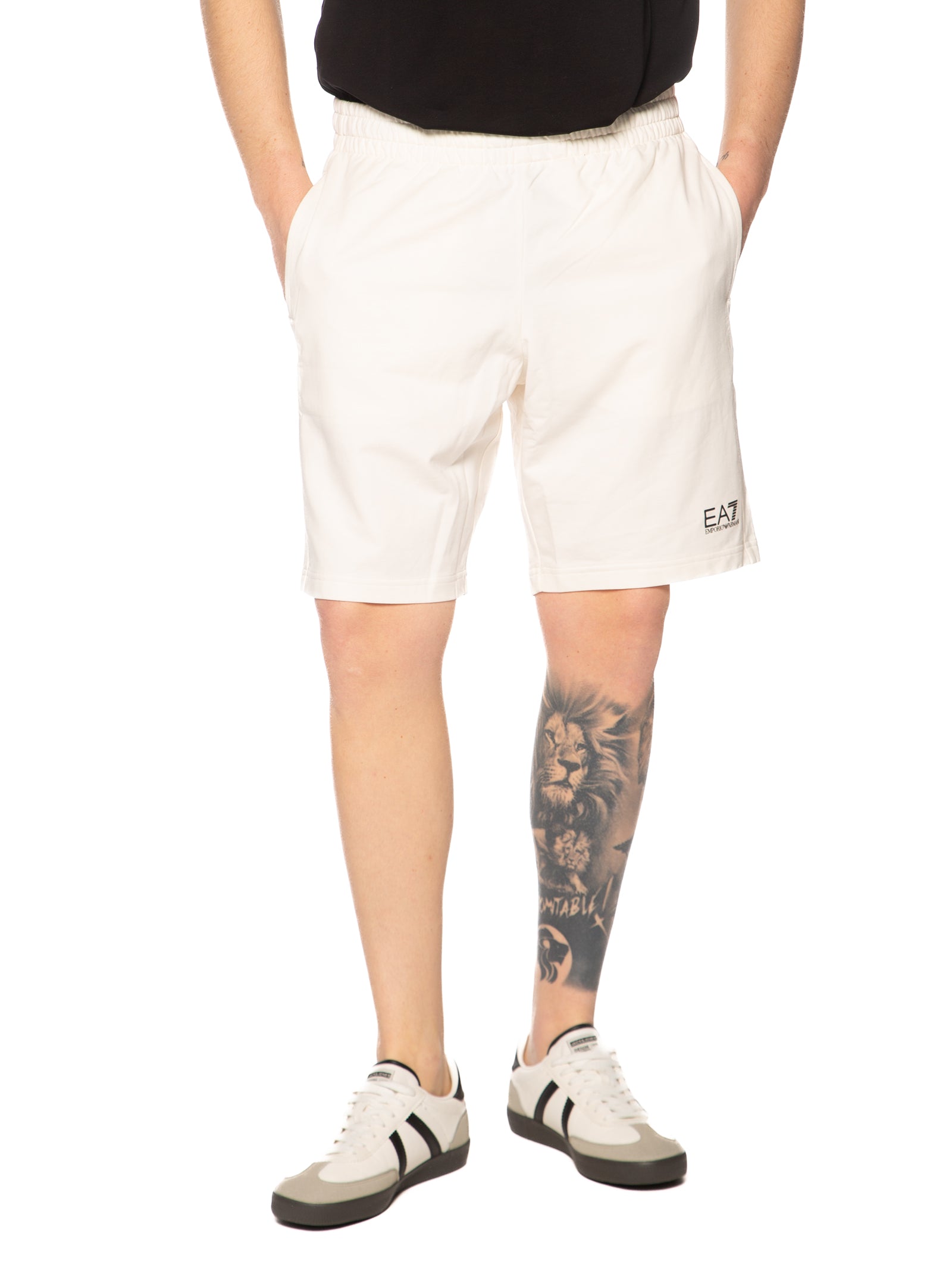 Bermuda Emporio Armani Panna in felpa 8NP565 U0004 EA7 