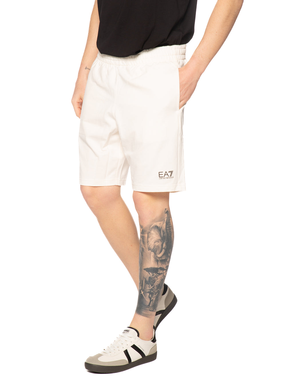 Bermuda Emporio Armani Panna in felpa 8NP565 U0004 EA7 