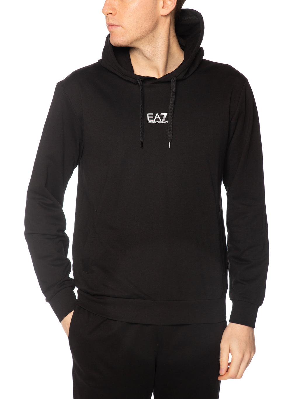 Felpa Emporio Armani Nero con cappuccio 8NPV64F 1200 EA7 