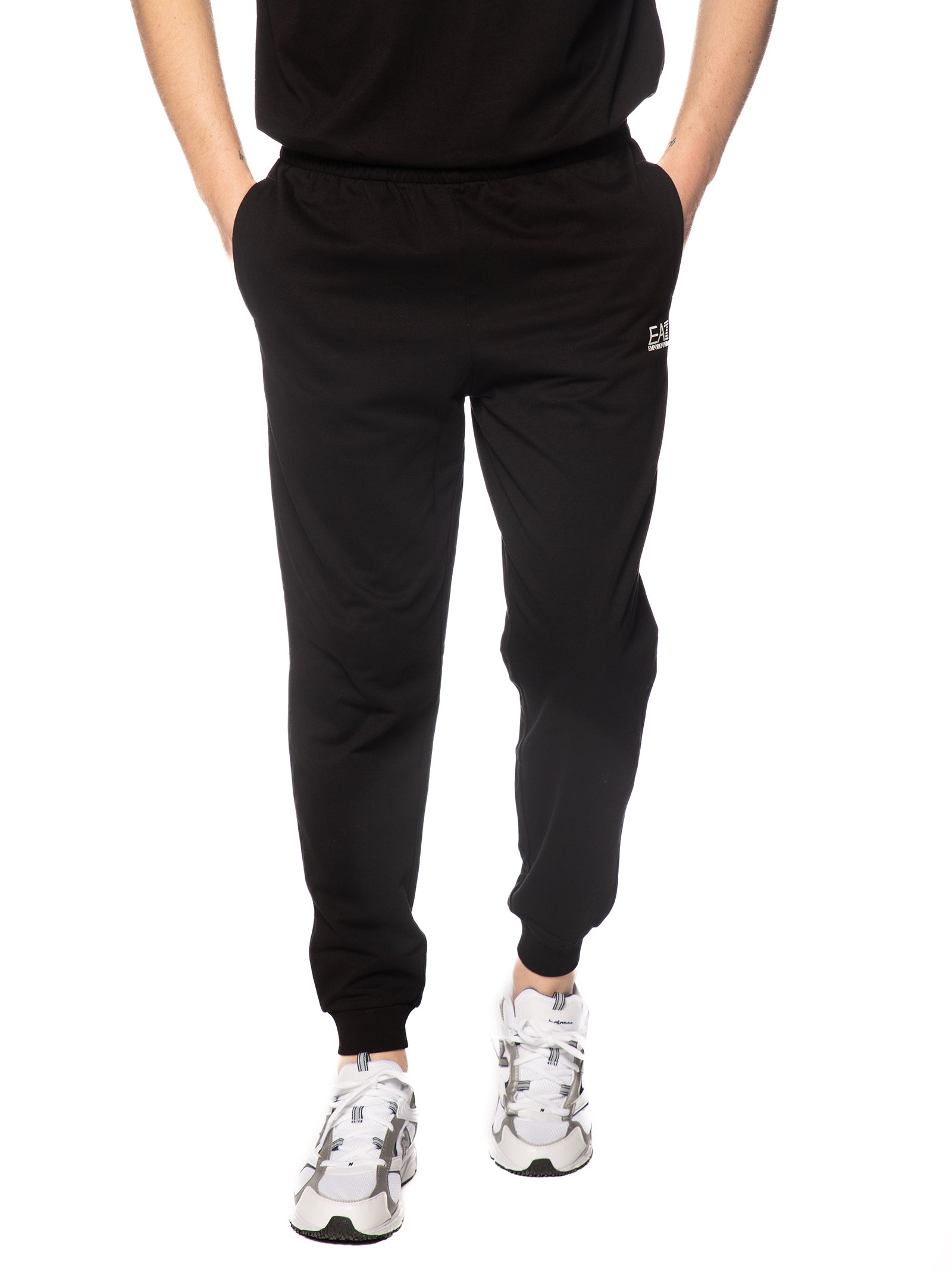 Pantalone Emporio Armani Nero in felpa 8NPV64P 1200 EA7 