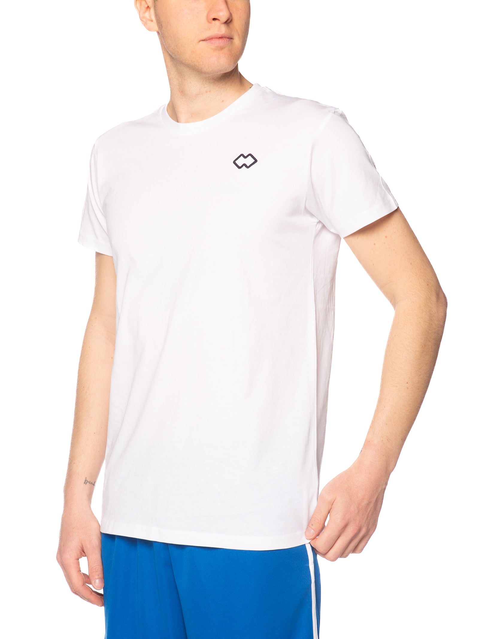 T-shirt Errea Bianco Blu con logo R33M0J 280 ERREA 