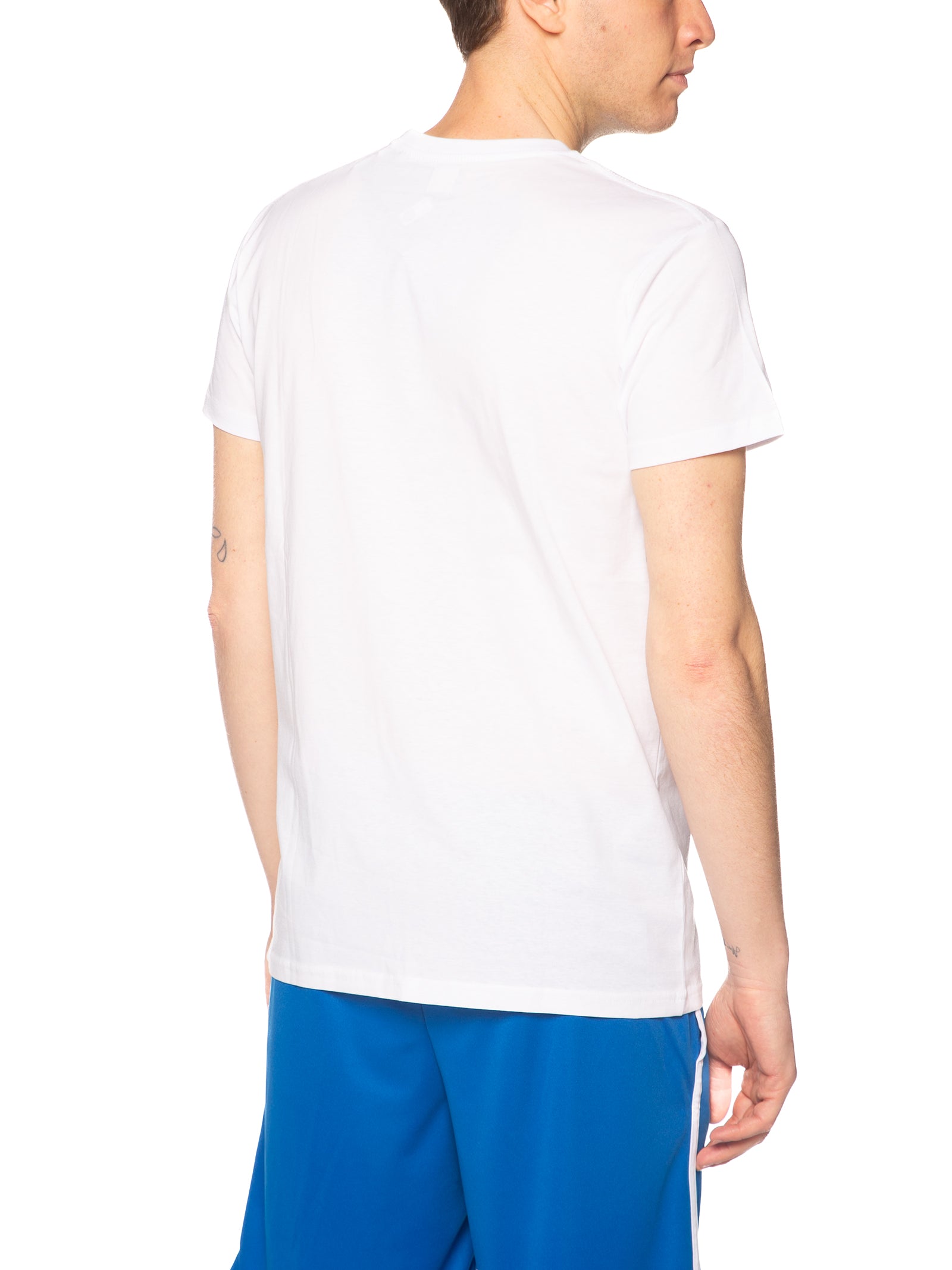 T-shirt Errea Bianco Blu con logo R33M0J 280 ERREA 