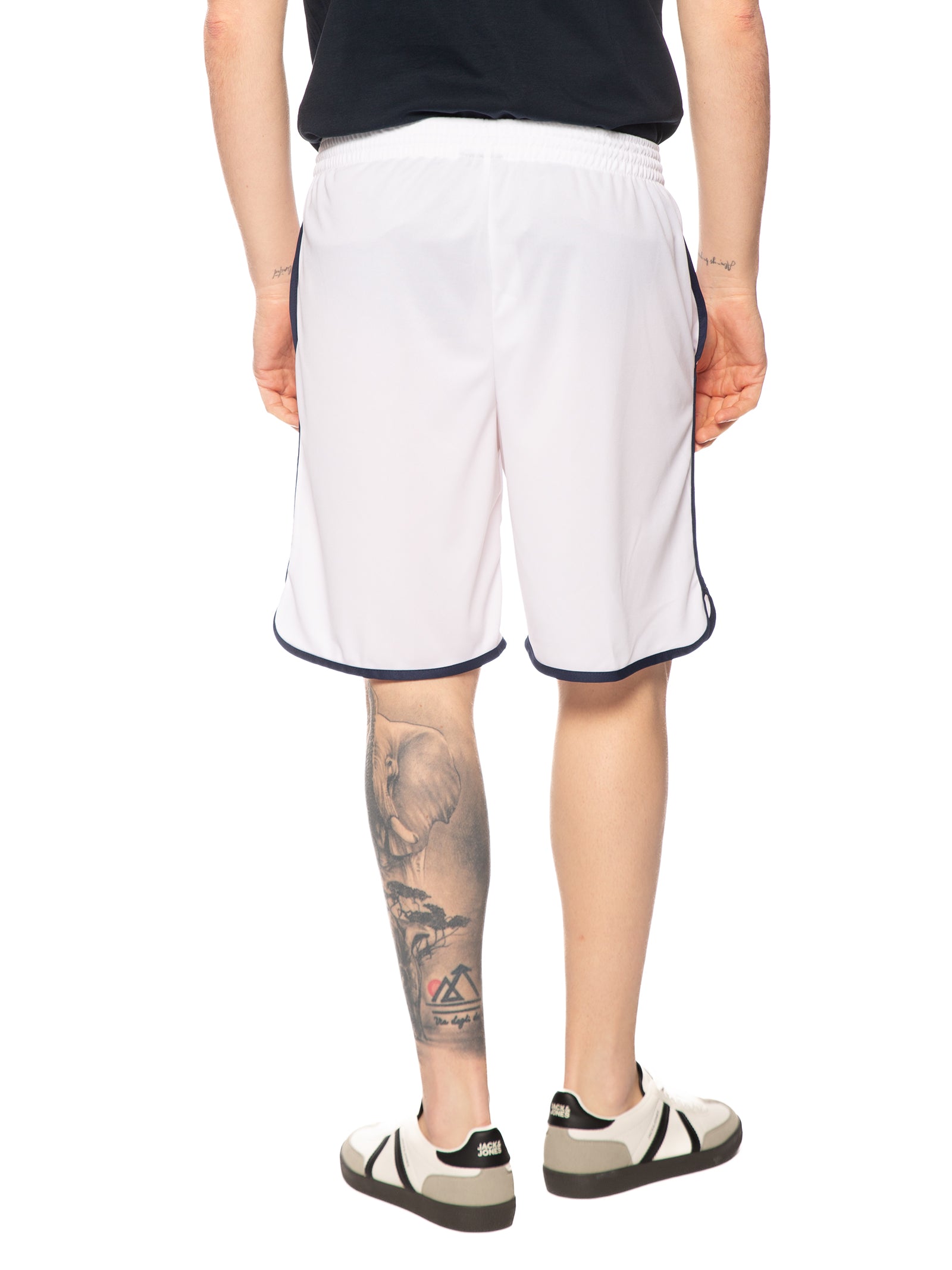 Bermuda Errea Bianco blu con logo piccolo R33P0T 010 ERREA 