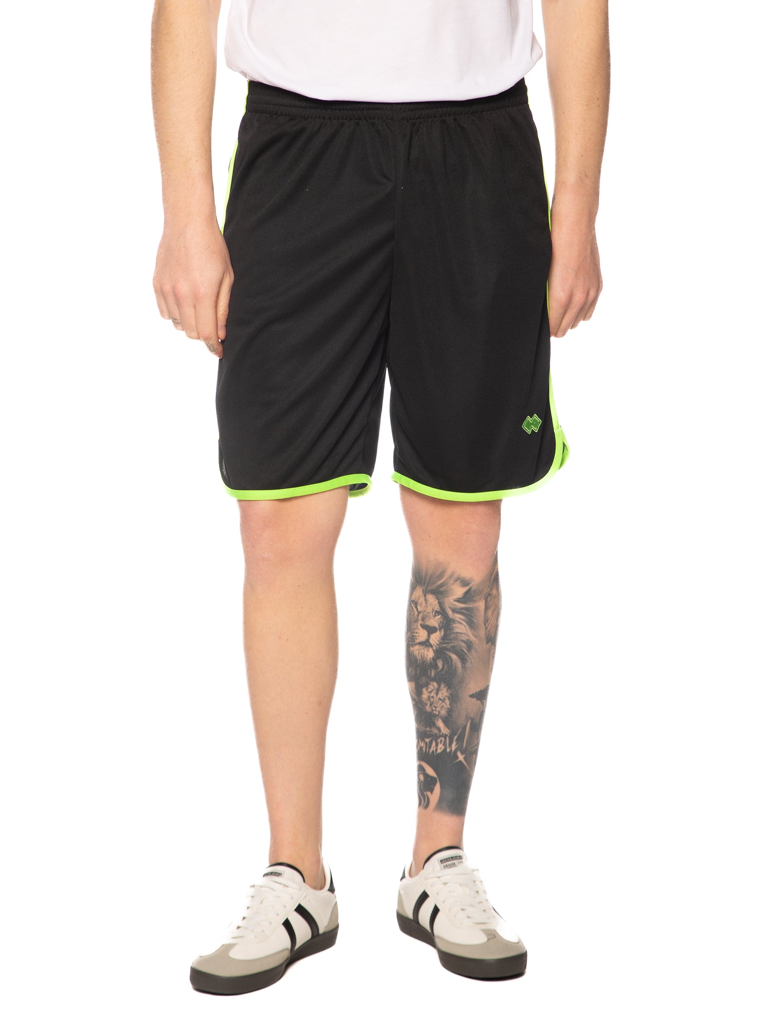 Bermuda Errea Nero Verde con logo piccolo R33P0T 120 ERREA 