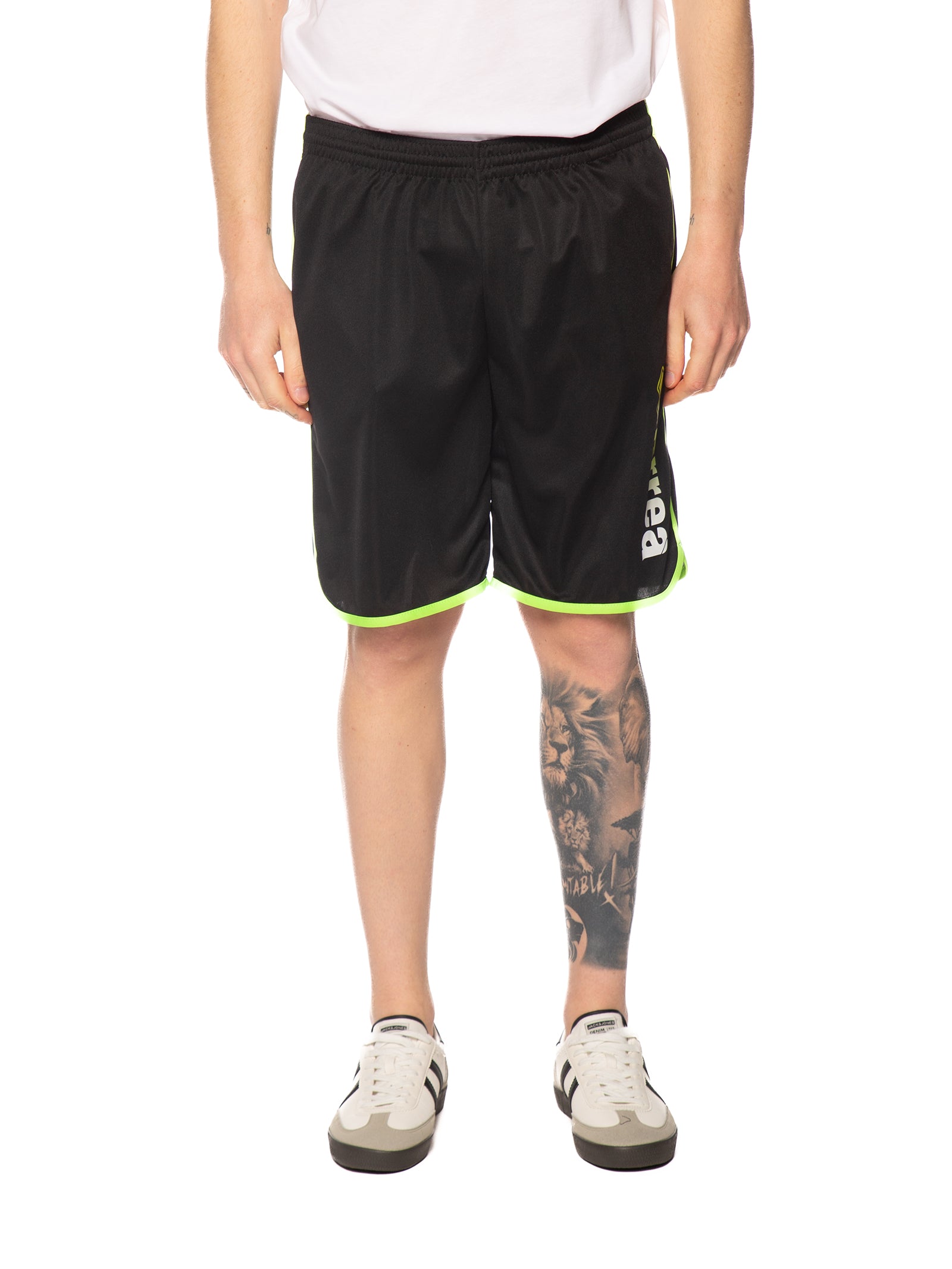 Bermuda Errea Nero verde con logo grande R33P0U DEGRADE8189 ERREA 