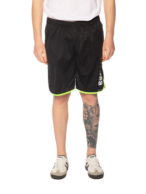 Bermuda Errea Nero verde con logo grande R33P0U DEGRADE8189 ERREA 
