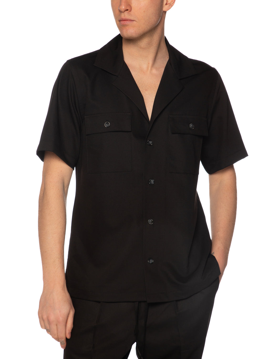 Overshirt Gianni Lupo Nero con taschini GL001LT NERO GIANNI LUPO 