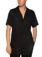 Overshirt Gianni Lupo Nero con taschini GL001LT NERO GIANNI LUPO 