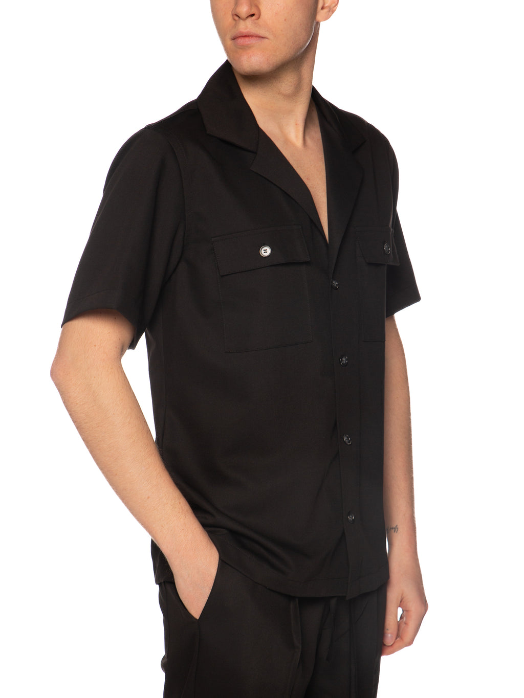 Overshirt Gianni Lupo Nero con taschini GL001LT NERO GIANNI LUPO 