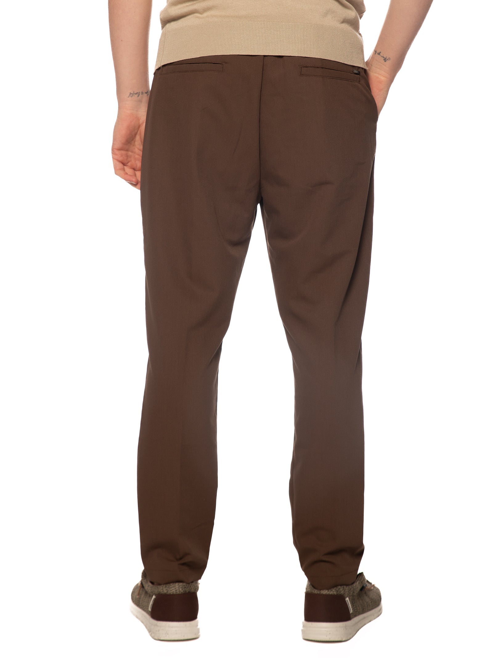 Pantalaccio Gianni Lupo Marrone con elastico GL003BD CHOCOLATE GIANNI LUPO 