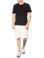 T-shirt Gianni Lupo Nero taglio vivo GL1053F BLACK GIANNI LUPO 